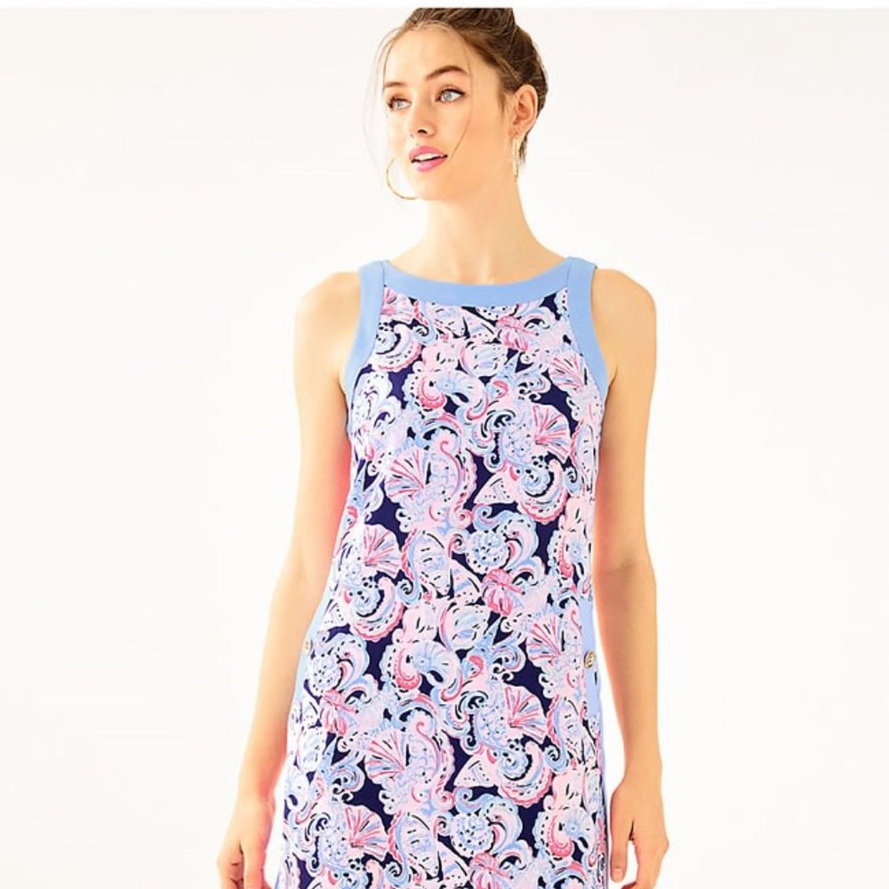 NWT ANGIE STRETCH SHIFT DRESS LILLY PULITZER 10